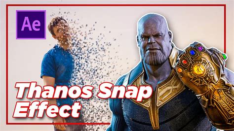 thanos snap effect.